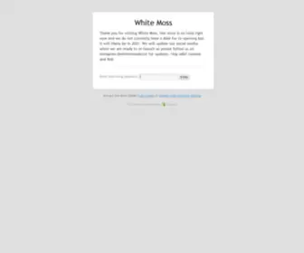 White-Moss.com(White Moss Décor) Screenshot