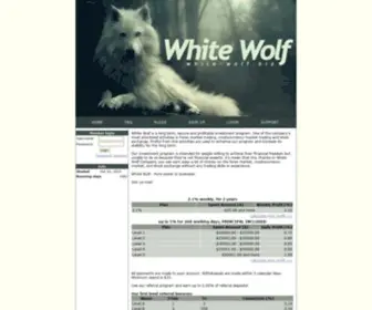White-Wolf.biz(White Wolf) Screenshot