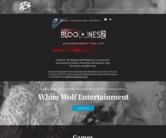 White-Wolf.com(Vampire the Masquerade) Screenshot
