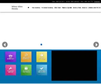 Whiteallenhonda.com(White Allen Honda) Screenshot