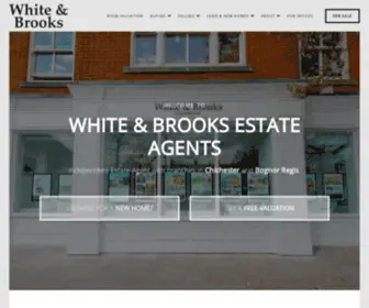 Whiteandbrooks.co.uk(Estate Agents in Bognor Regis) Screenshot