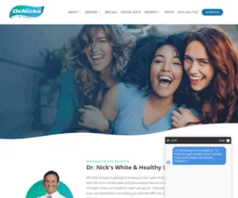 Whiteandhealthy.com(Dentist Tampa) Screenshot