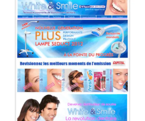 Whiteandsmile.ch(White and Smile) Screenshot