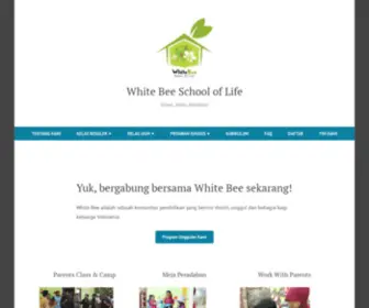 Whitebeeschooloflife.com(Islami, Alami, Membumi) Screenshot