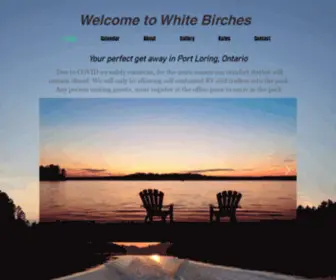 Whitebirchescamp.com(Home) Screenshot