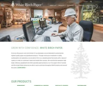 Whitebirchpaper.com(White Birch Paper) Screenshot