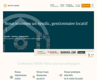 Whitebird.immo(Administrateur de biens immobiliers fiable) Screenshot