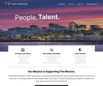 Whiteboardfederal.com(Whiteboard Federal technologies) Screenshot
