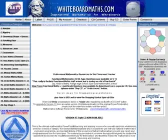 Whiteboardmaths.com(Powerpoint Maths or Math (Whiteboard Maths)) Screenshot