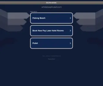 Whiteboxphuket.com(Restaurants Phuket) Screenshot