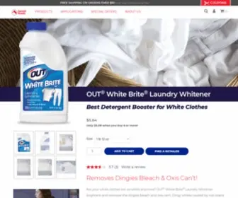 Whitebritelaundry.com(A unique laundry whitener) Screenshot