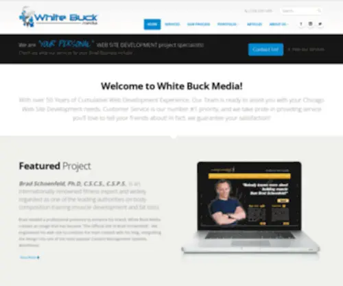 Whitebuckmedia.com(White Buck Media) Screenshot