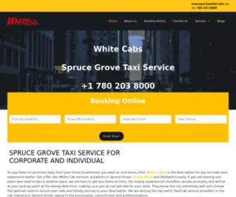 Whitecabs.ca(White cabs started 7 years ago as cooperative taxi. White Cabs) Screenshot