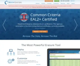 Whitecanyon.com(Data Erasure Software) Screenshot