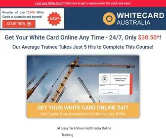 Whitecardaustralia.com.au(White Card (Australia) Course Online From Just $38.50) Screenshot