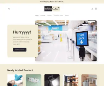 Whitecart.in(White Cart in) Screenshot