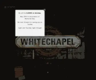 Whitechapelsf.com(WHITECHAPEL) Screenshot