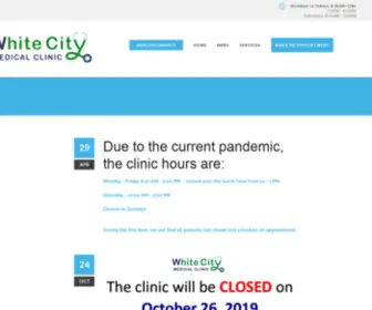 Whitecitymedicalclinic.com(Announcements) Screenshot