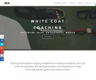 Whitecoatcoaching.com(Orthopedic Residency Advice) Screenshot