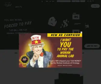 Whitecoatwaste.com(STOP Taxpayer) Screenshot