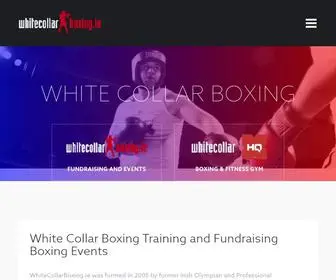 Whitecollarboxing.ie(White Collar Boxing Training HQ) Screenshot