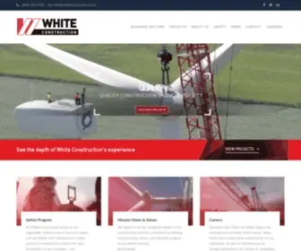 Whiteconstruction.com(White Construction) Screenshot