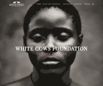 Whitecows.org(Together, we are making their dream a reality) Screenshot