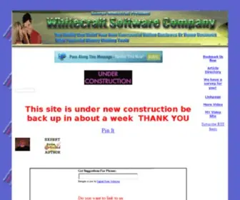 Whitecraftsoftwarecompany.com(Whitecraft Software Company) Screenshot