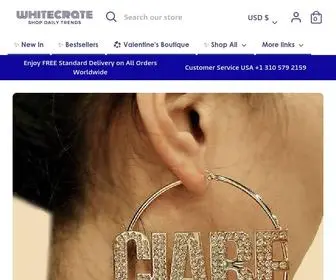 Whitecrateshop.com(The Hoop Boutique) Screenshot