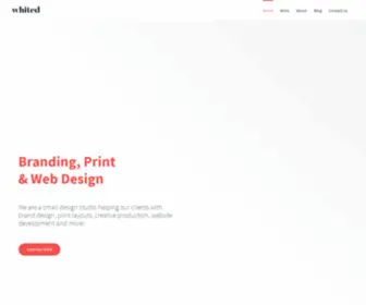 Whited.co(Branding & Web Design Studio) Screenshot