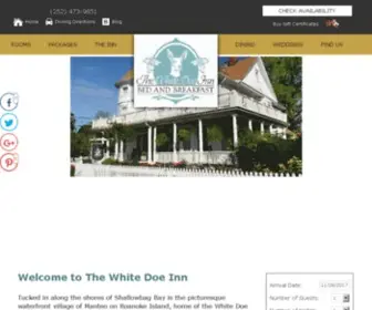 Whitedoeinn.com(White Doe Inn) Screenshot