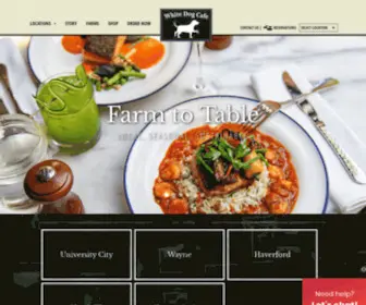 Whitedog.com(Restaurants in Philadelphia) Screenshot