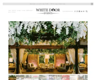 Whitedoorevents.com(White Door Events) Screenshot