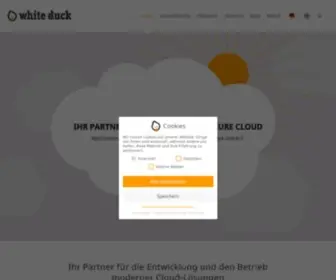 Whiteduck.de(White duck) Screenshot