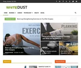 Whitedust.net(Science) Screenshot