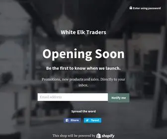 Whiteelktraders.com(White Elk Traders) Screenshot