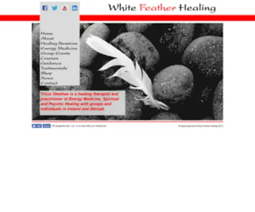 Whitefeatherhealing.com(Tricia Sheehan) Screenshot