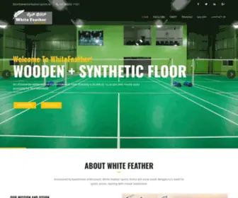 Whitefeathersports.in(White Feather Sports Arena) Screenshot