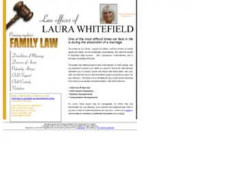 Whitefieldlaw.com(The Law Offices of Laura Whitefield) Screenshot