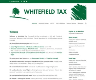 Whitefieldtax.co.uk(Whitefield Tax Limited Isle of Wight Accountants & IR35 Experts UK) Screenshot