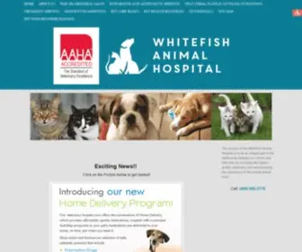 Whitefishanimalhospital.com(Whitefish Animal Hospital) Screenshot