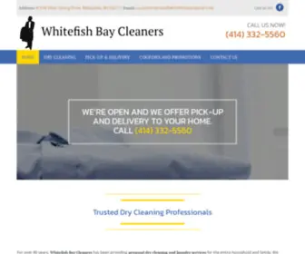 Whitefishbaycleaners.net(Dry Cleaning & Pick) Screenshot