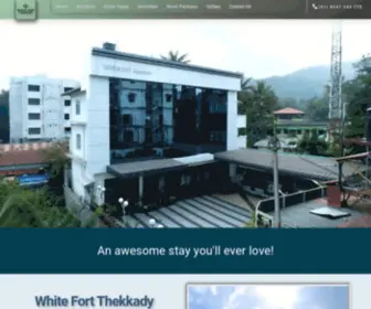 Whitefortthekkady.com(An awesome stay in Thekkady near Periyar Tiger Reserve) Screenshot