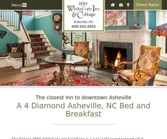 Whitegate.net(Asheville, NC Bed and Breakfast) Screenshot