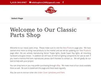 Whiteglovecollection.com(Classic Parts Shop) Screenshot