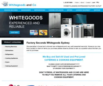 Whitegoodsandco.com.au(White goods Sydney) Screenshot