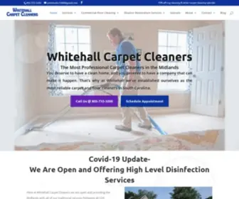 Whitehallcarpetcleaners.com(Whitehall Carpet Cleaning in Columbia SC) Screenshot