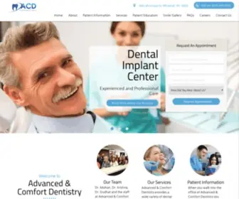Whitehalldentist.com(Advanced & Comfort Dentistry) Screenshot