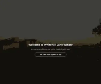 Whitehalllane.com(Whitehall Lane Winery) Screenshot