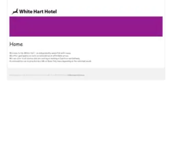 Whitehart-Hotel.co.uk(A Pub With Rooms) Screenshot